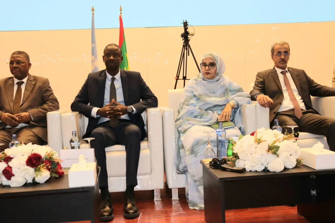 معالي الوزير المنتدب لدى وزير الداخلية  المكلف باللامركزية والتنمية المحلية يشارك في الاحتفال باليوم الدولي لصفر نفايات في موريتانيا